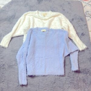 2 jessica simpson blouse size XS , one blue one white